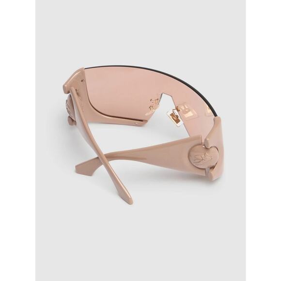 New Etro ETROMACARON 0FWM2S Shield Sunglasses in Beige Authentic main image 12